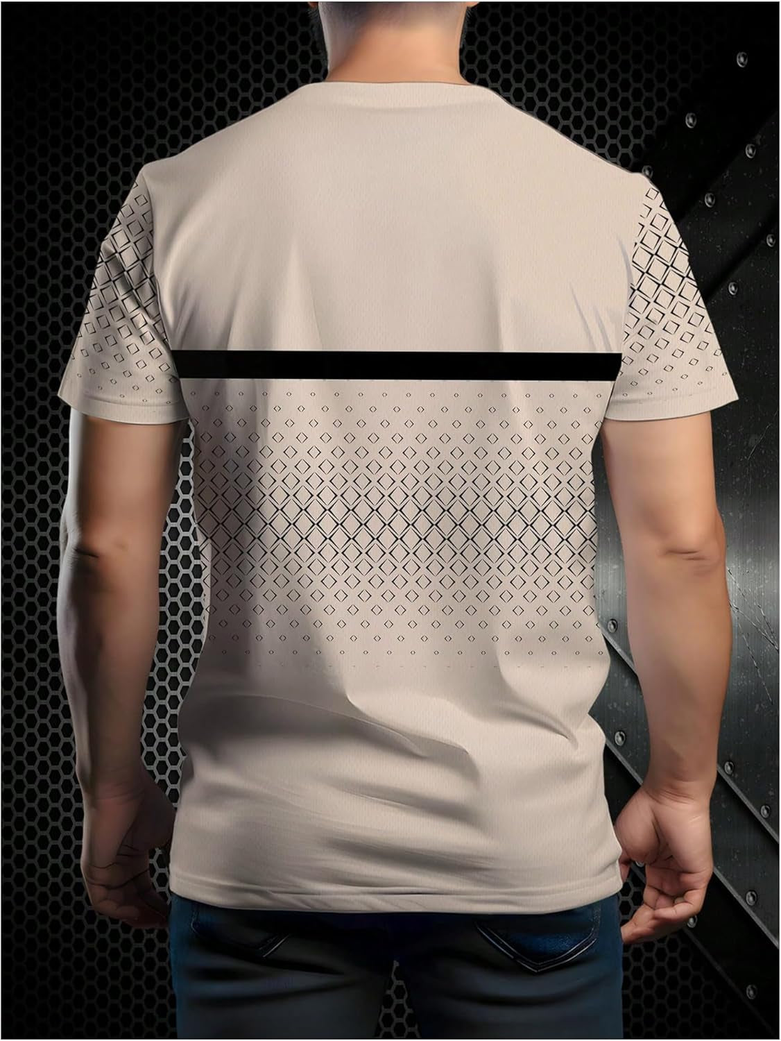 Men'S T Shirts for Men Crewneck Short Sleeve Classic Shirt Summer Printed Pullover Top