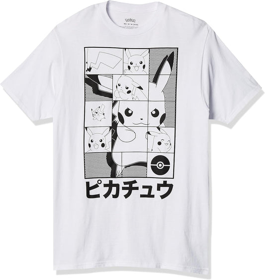 Pikachu Japanese Puzzle Power T-Shirt