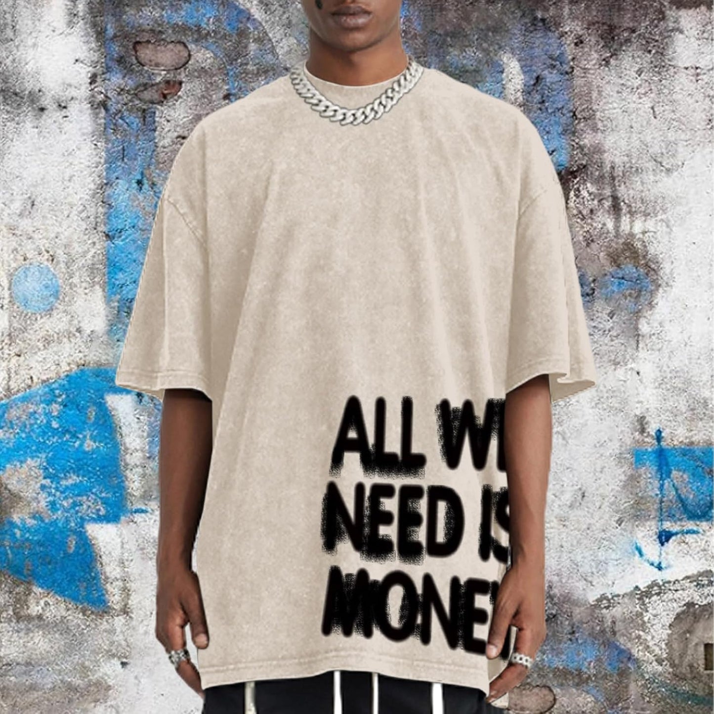 Mens Oversized Graphic Tees Streetwear Baggy Shirts Y2K Vintage Acid Wash Cotton Tshirt Harajuku Grunge Shirt Men