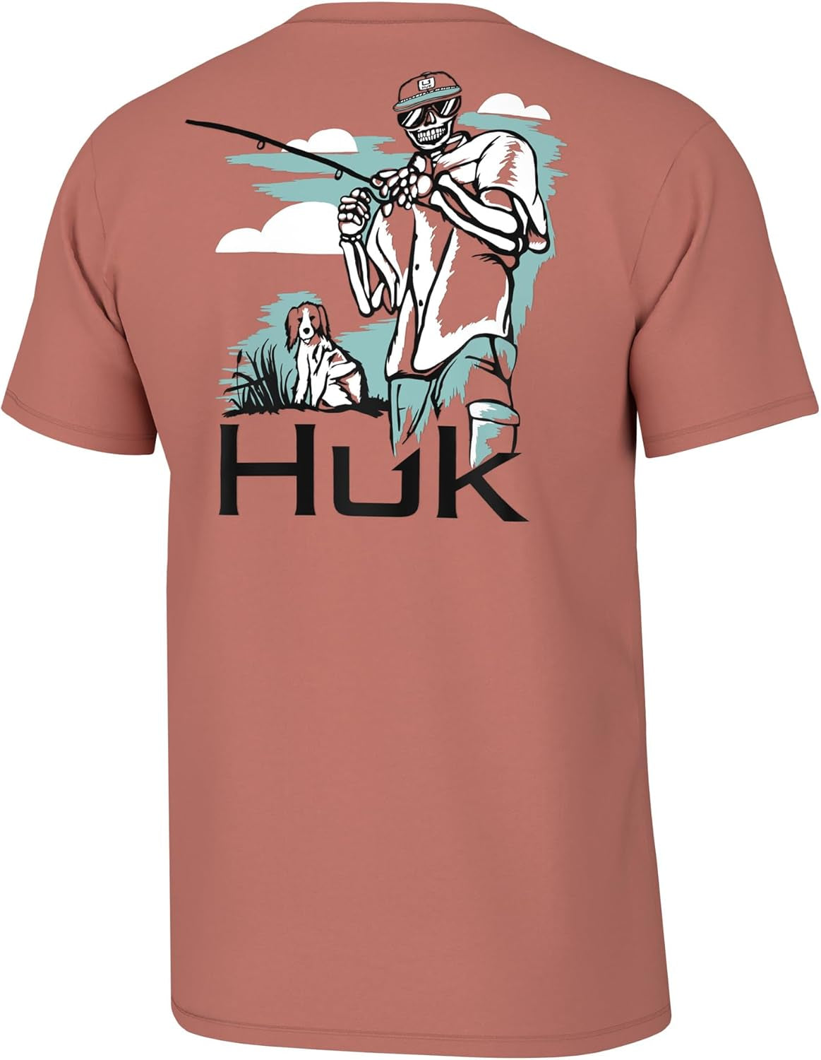 Men'S Fishing Graphic Tee, Performance Short Sleeve, Quick-Dry