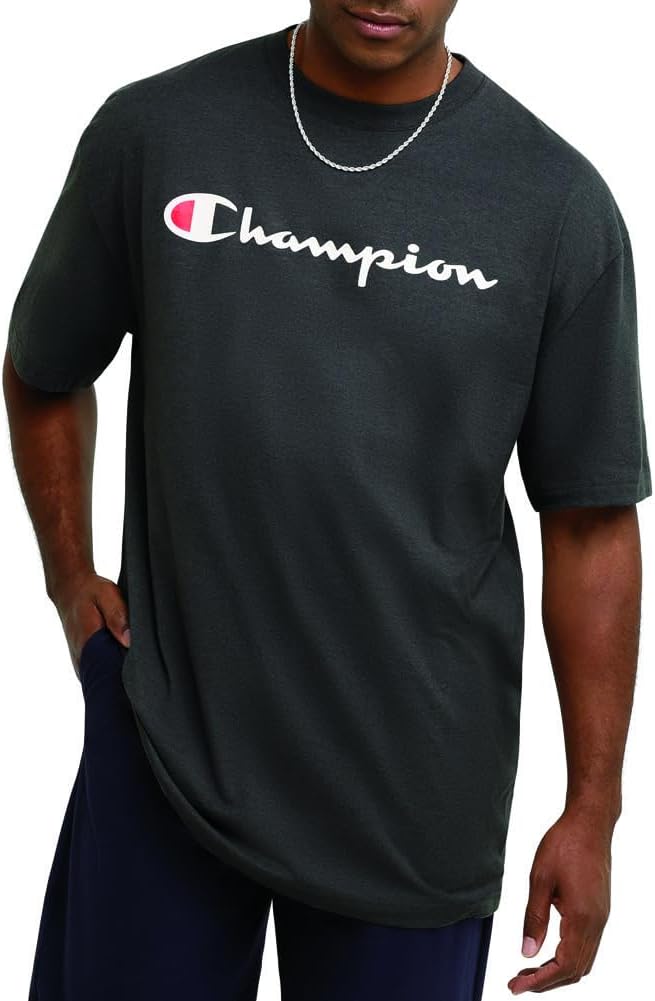 Men'S T-Shirt, Cotton Midweight Men'S Crewneck Tee,T-Shirt for Men, Graphic Script