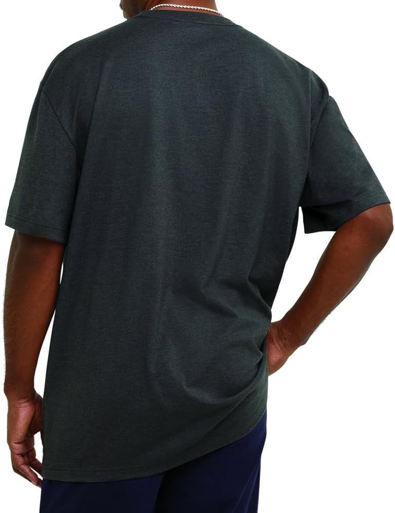 Men'S T-Shirt, Cotton Midweight Men'S Crewneck Tee,T-Shirt for Men, Graphic Script