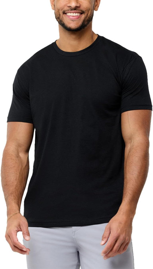 Mens T Shirt - Short Sleeve Crew Neck Soft Fitted Tees S - 4XL Fresh Classic Tshirts