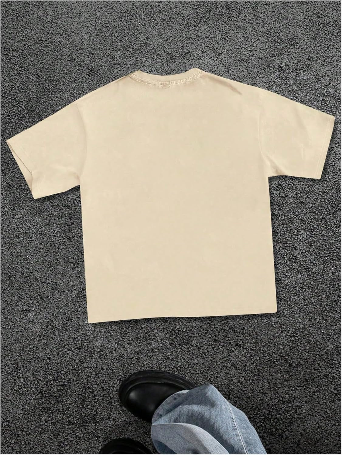 Men'S Graphic Tees Y2K Figure Print T Shirt Short Sleeve Vintage Streetwear Summer Tops