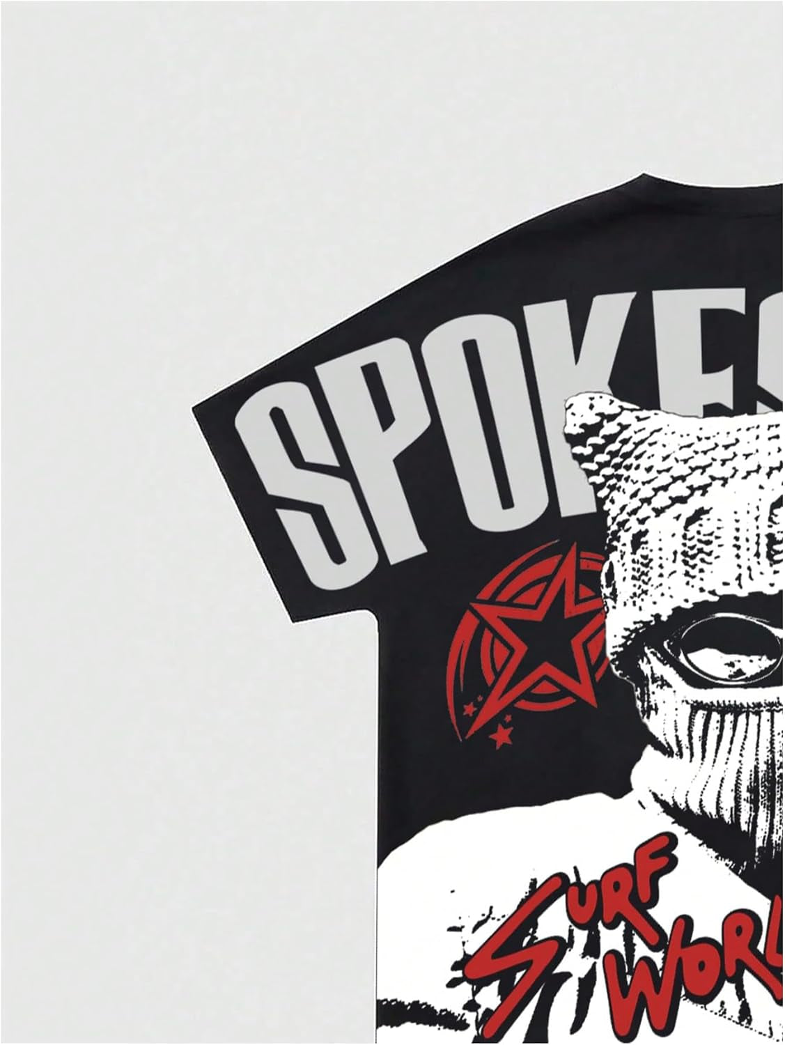 Men'S T-Shirt Y2K Graphic Tees Short Sleeve Punk Summer Loose Top Streetwear