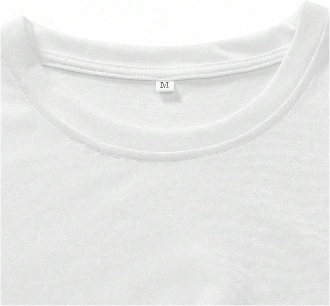 Men'S Oversized T Shirt Letter Graphic Short Sleeve Drop Shoulder Crewneck Tee Tops