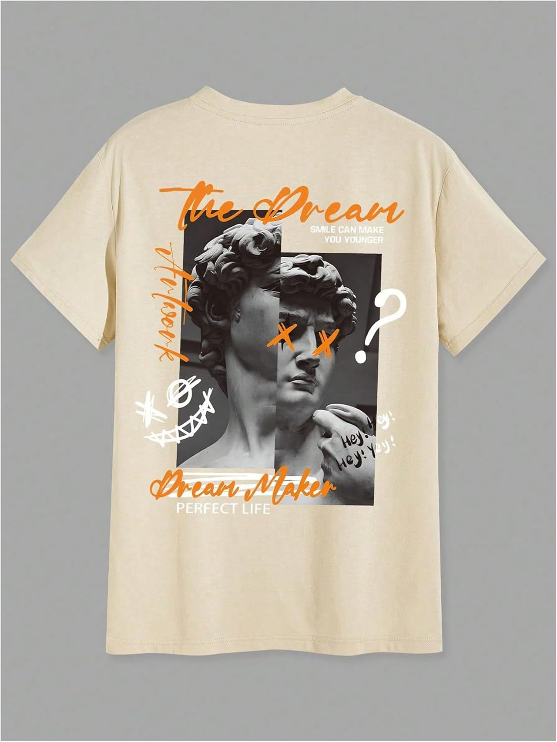 Men'S 3 Pack Y2K Graphic Tees Short Sleeve Crew Neck Summer T-Shirts Top
