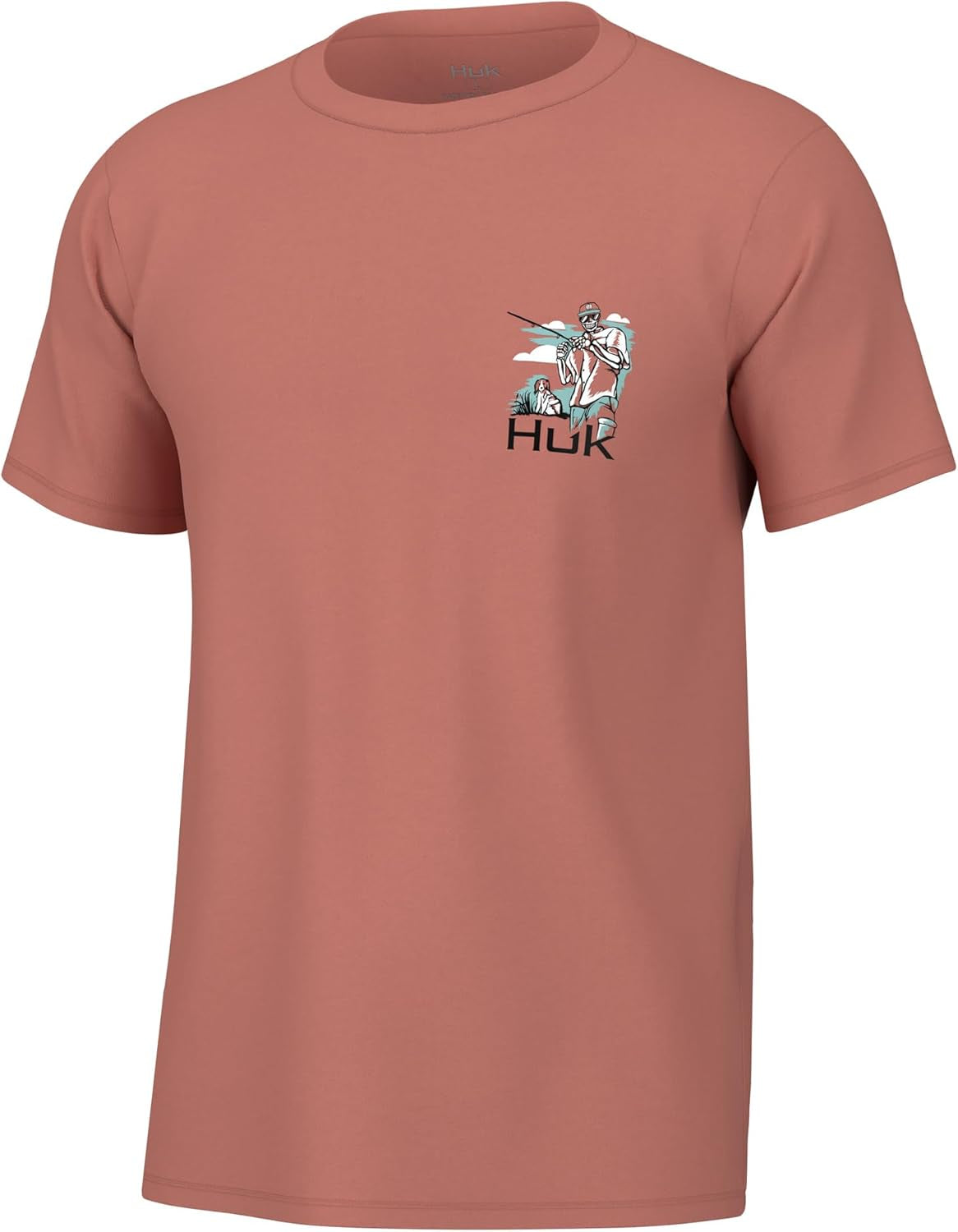 Men'S Fishing Graphic Tee, Performance Short Sleeve, Quick-Dry