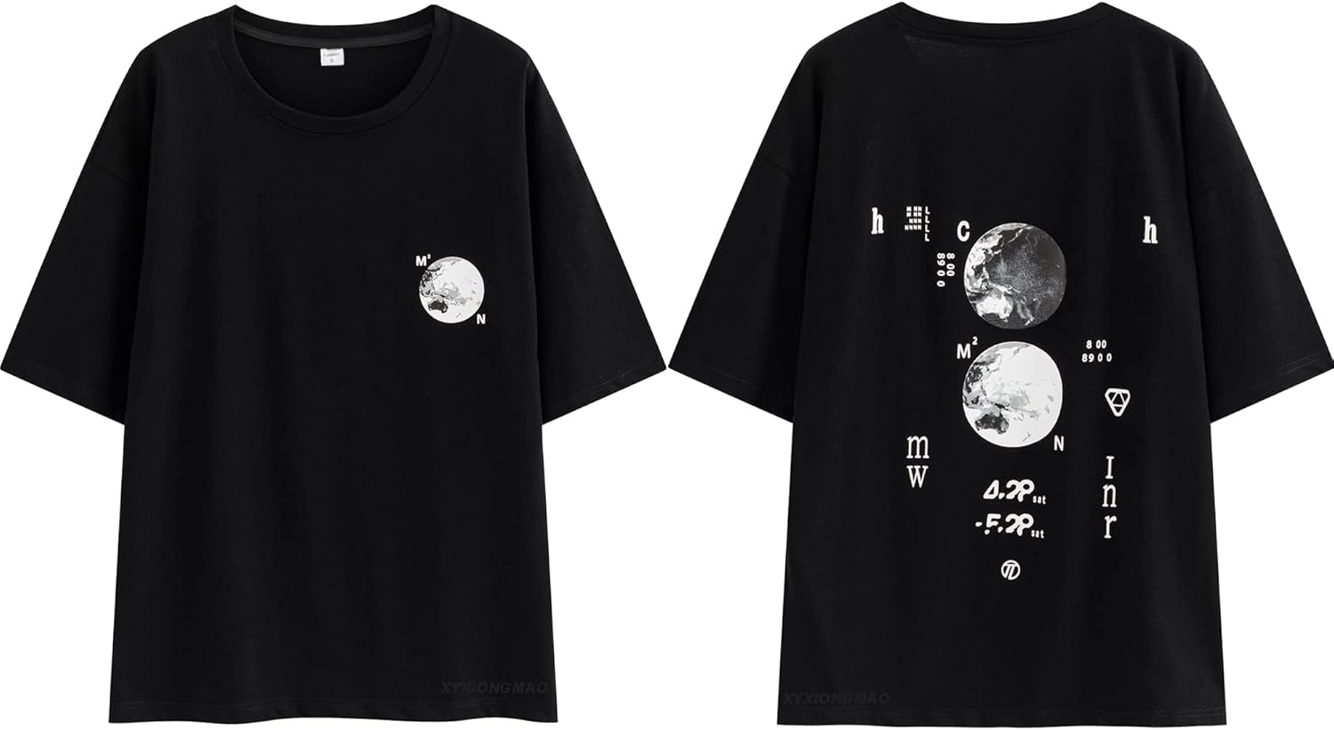 Casual Sports Short-Sleeved T-Shirt Loose Cotton Japanese Streetwear Hip Hop Unisex Graphic Tees Shirts for Men